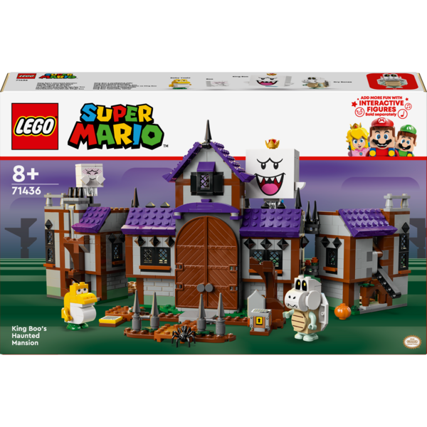 Конструктор LEGO Super Mario Садиба з привидами Бу-короля, 932 деталі (71436) - Pampik