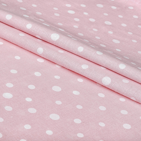 Комплект постільної білизни дитячий Home Line бязь горошок рожевий (181498) - Pampik - 2