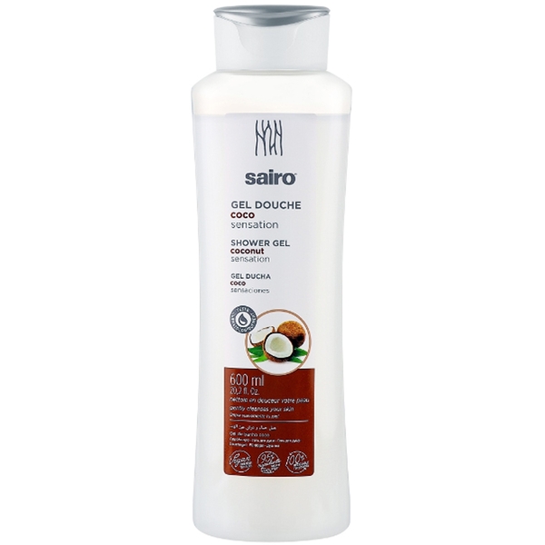 Гель для душу Sairo Coconut, 600 мл - Pampik