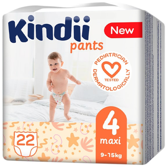 Подгузники-трусики Kindii Pants 4 (9-15 кг), 22 шт. - Pampik - 2