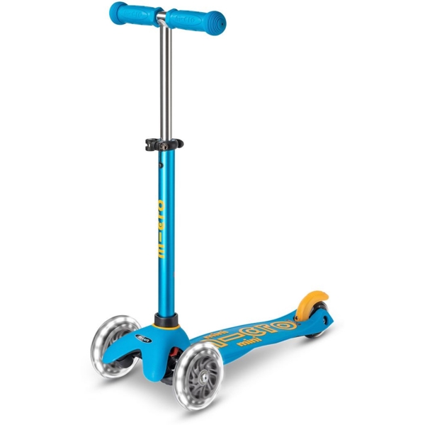 Самокат Micro Mini Deluxe Led Блакитний Океан (MMD152) - Pampik