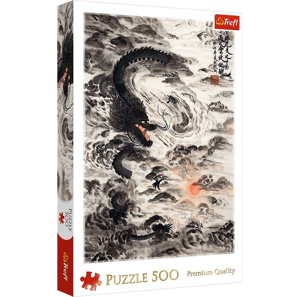 Пазлы Trefl Дракон Баузон Легенда Китая, 500 элементов - Pampik