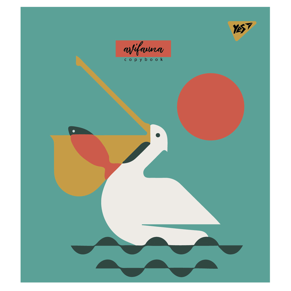 Набір зошитів Yes Avifauna А5, в лінійку, 24 аркуші, 10 шт. (66848) - Pampik - 5