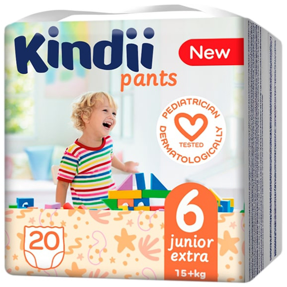Підгузки-трусики Kindii Pants 6 (15+ кг), 20 шт. - Pampik - 2