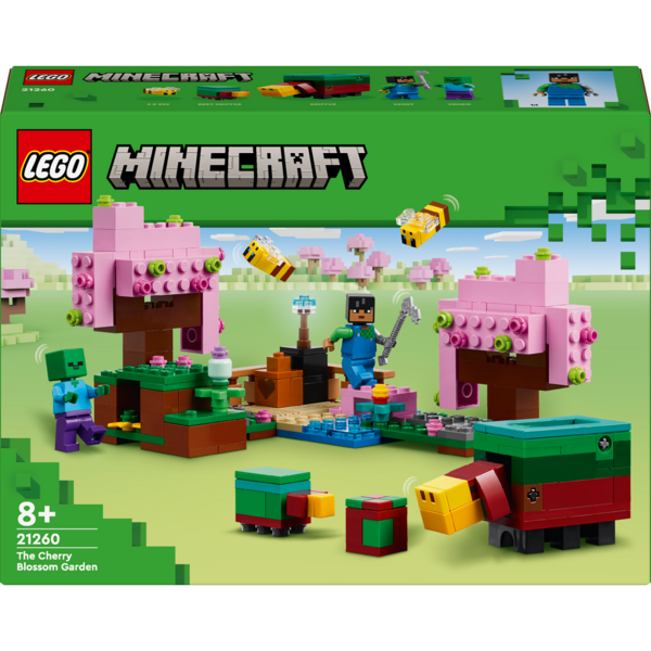 Конструктор LEGO Minecraft Квітучий вишневий сад, 304 деталі (21260) - Pampik