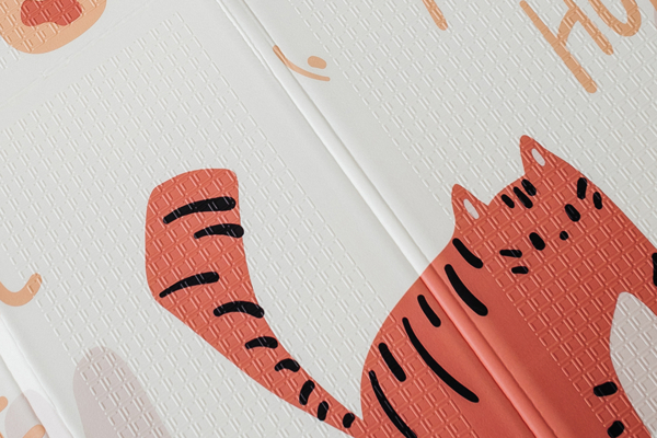 Дитячий килимок Poppet Баранчик Шейп та Дім звіряток двосторонній складний 200х150x1 см (PP023-150H) - Pampik - 7