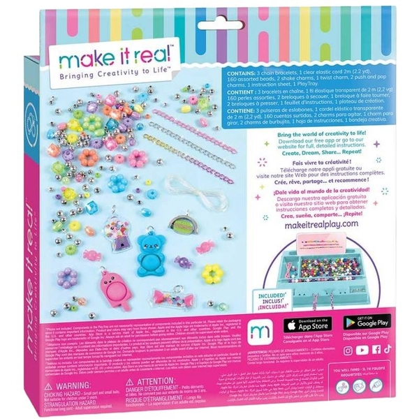 Набор Make it Real Нажми! Крути! Переворачивай! для создания шарм-браслетов (MR1328) - Pampik - 2
