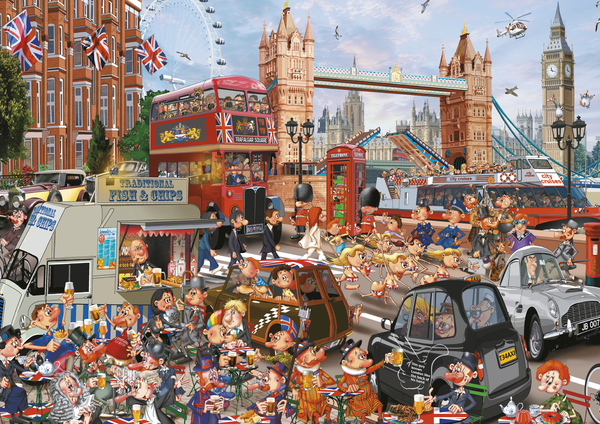 Пазл Piatnik Лондон, 1000 элементов (PT-556944) - Pampik - 2