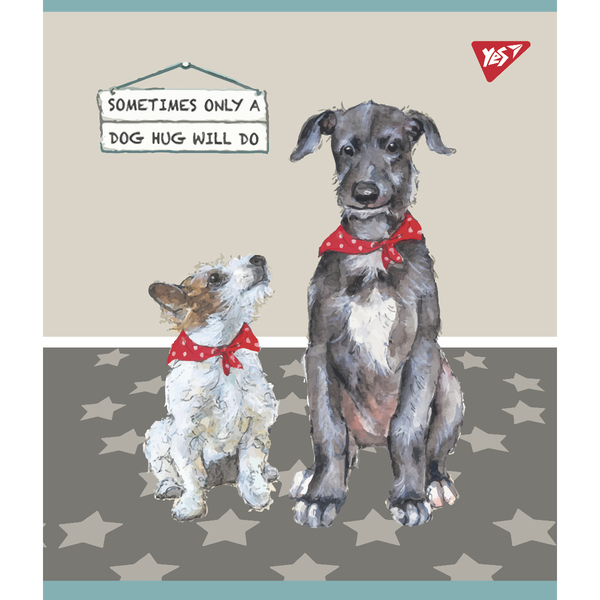 Набор тетрадей Yes Dogs А5, в клетку, 12 листов, 10 шт. (766793) - Pampik