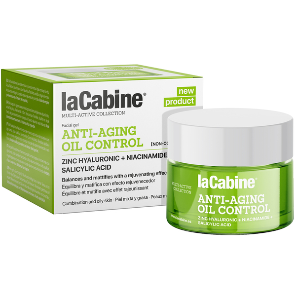 Антивозрастной крем-гель La Cabine Anti-aging Oil Control для комбинированной и жирной кожи лица 50 мл - Pampik