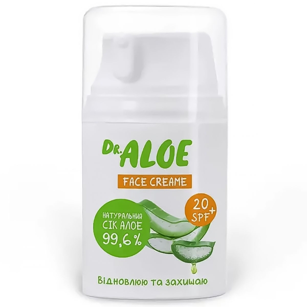 Крем для обличчя Dr. Aloe SPF20 50 мл - Pampik - 2