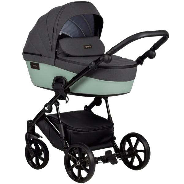 Коляска універсальна Tutis Viva 4 2 в 1 Leather Sage - Pampik