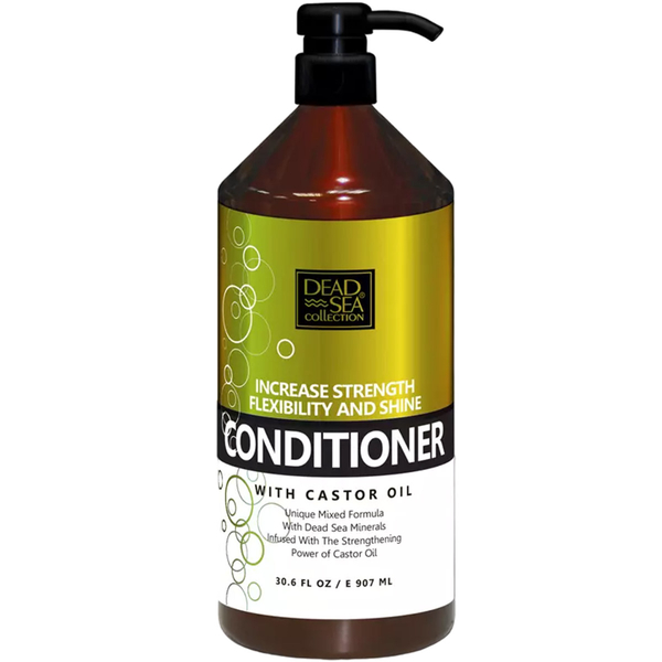 Кондиціонер Dead Sea Collection з рициновою олією та мінералами Мертвого моря, 907 мл - Pampik