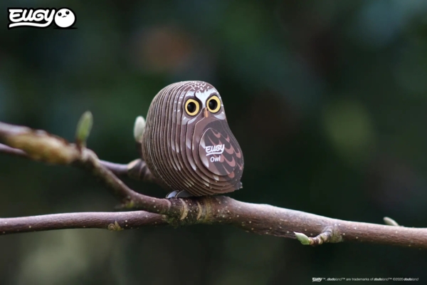Сборная 3Д модель Eugy Зоопарк Сова (XEG-044) - Pampik - 6