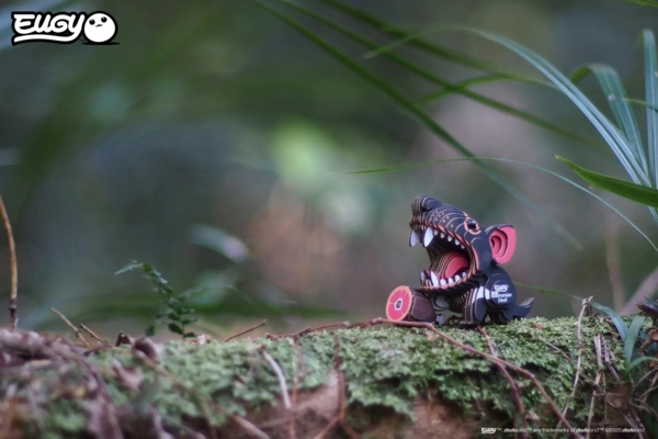 Збірна 3Д модель Eugy Зоопарк Тасманійський диявол (XEG-035) - Pampik - 8