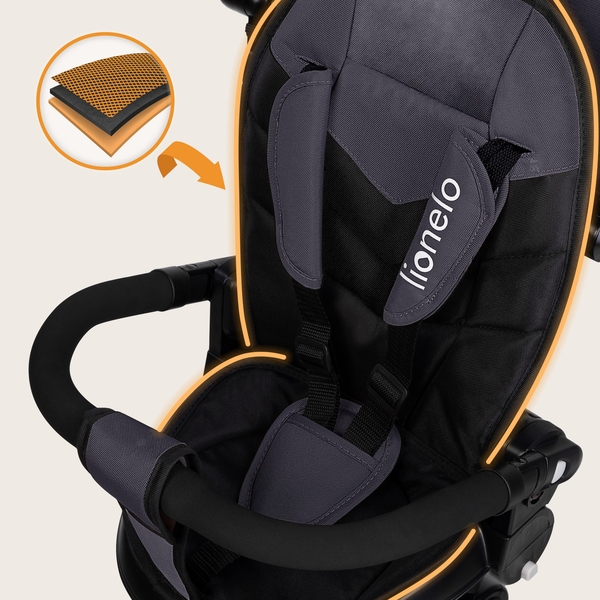 Велосипед Lionelo Tris Plus Grey Stone, сірий - Pampik - 18