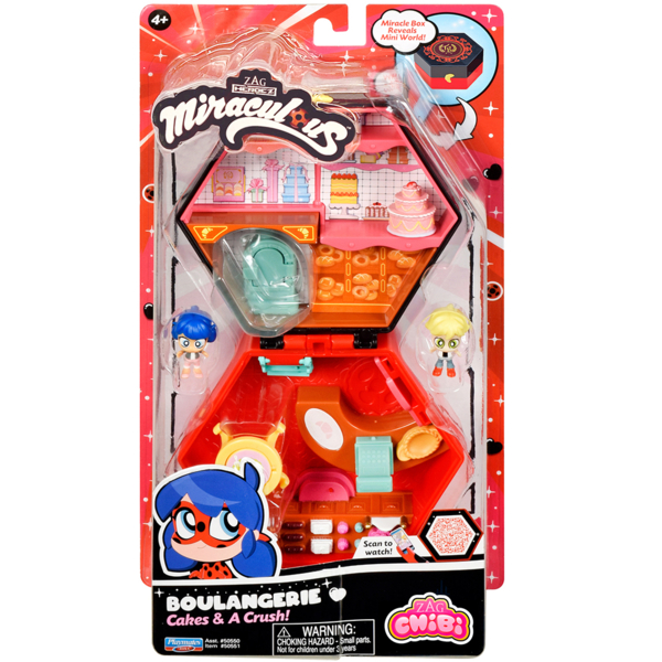 Ігровий набір Miraculous Chibi Пекарня Буланжері, 2 фігурки та аксесуари (50551) - Pampik - 6