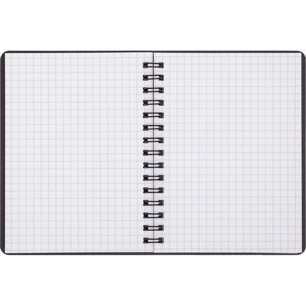 Книга записная Buromax Office в клеточку А6, спираль, красная, 96 листов (BM.24651150-05) - Pampik - 3