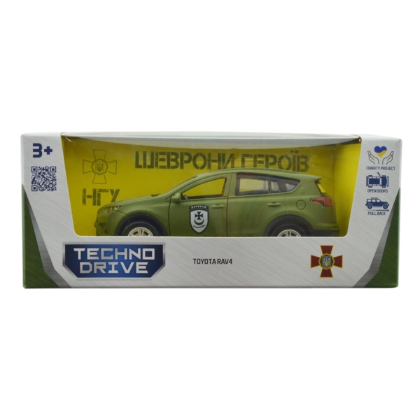 Автомодель TechnoDrive Шевроны Героев Toyota Pav4 Буря (KM6198) - Pampik - 13