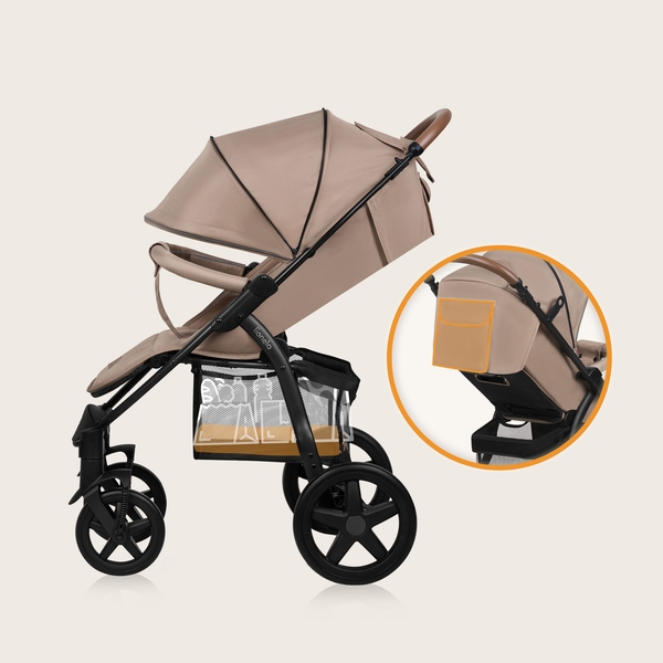 Прогулянкова коляска Lionelo Annet Plus Beige Sand - Pampik - 18