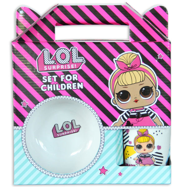 Набір порцеляновий L.O.L.Surprise! Totally awesome 3 предмети (76001100) - Pampik - 12