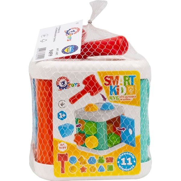 Сортер ТехноК Умный малыш Куб (9499) - Pampik - 3