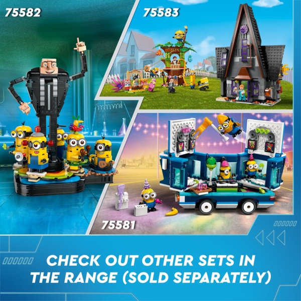 Конструктор LEGO Despicable Me Музичний автобус для вечірок Посіпак, 379 деталей (75581) - Pampik - 12