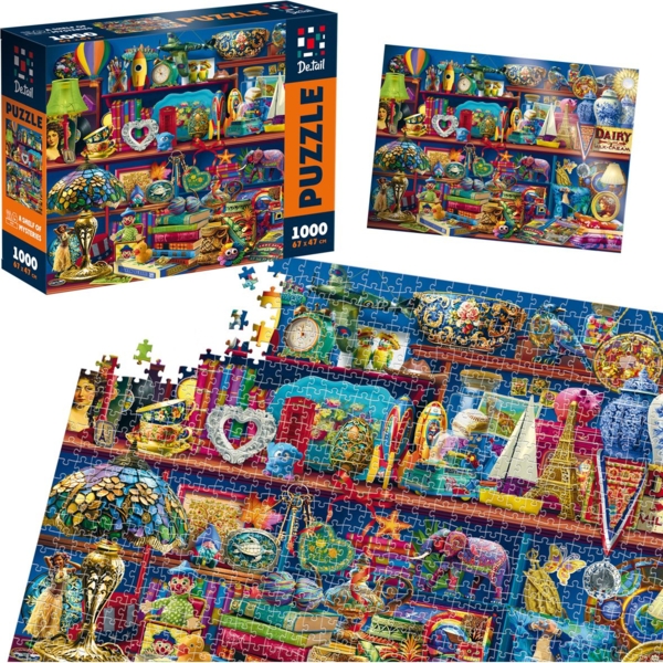 Пазли De.tail Поличка загадок, 1000 елементів (DT1000-10) - Pampik - 3