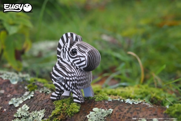 Сборная 3Д модель Eugy Зоопарк Зебра (XEG-011) - Pampik - 11