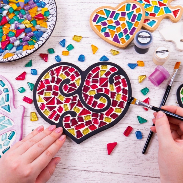 Набор для творчества Mosaaro Мозаика хрустальное стекло Сердце (MA2005) - Pampik - 2