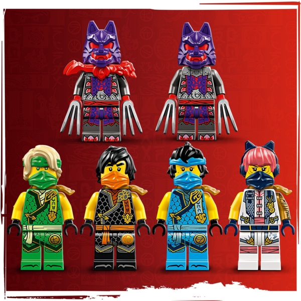 Конструктор LEGO Ninjago Комбі-автомобіль команди ніндзя, 576 деталей (71820) - Pampik - 8