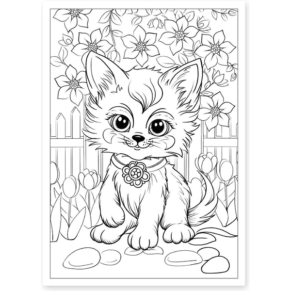 Розмальовка 1 Вересня Кошенята 12 сторінок (743042) - Pampik - 3