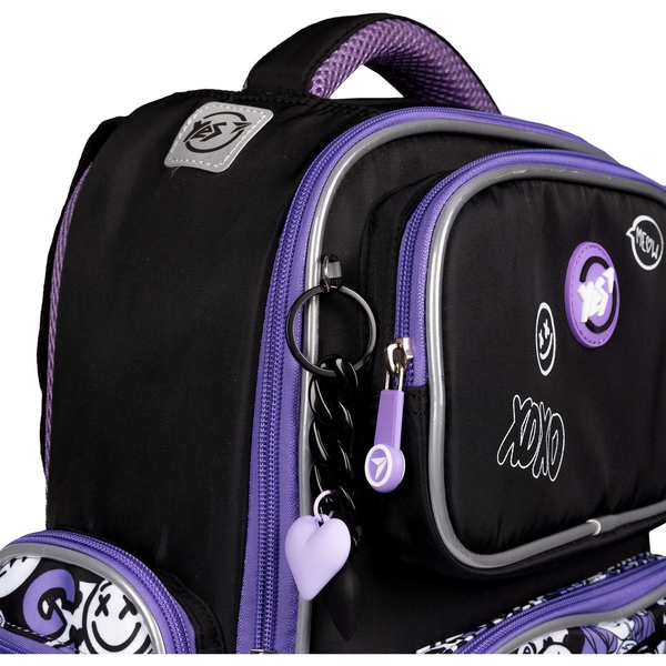 Рюкзак школьный Yes S-101 Anime, черный с фиолетовым (559590) - Pampik - 6