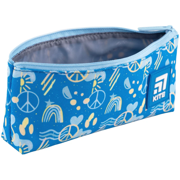 Пенал мягкий Kite 8x19.5x3.5 см голубой (K24-680-1) - Pampik - 2