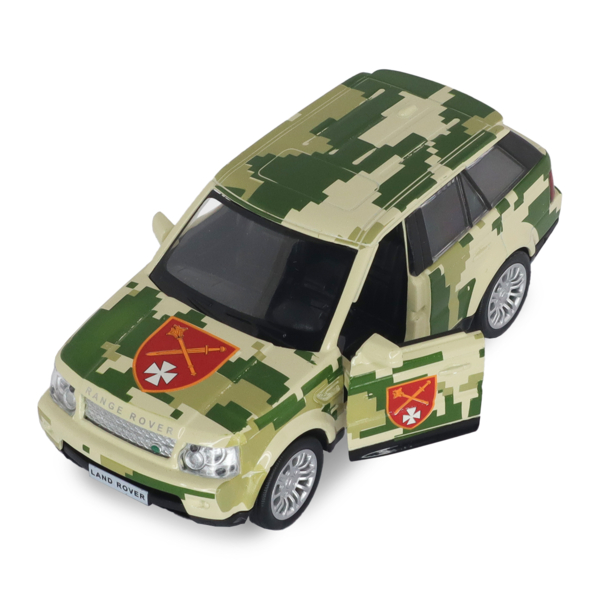 Автомодель TechnoDrive Land Rover Range Rover Sport Шевроны Героев Оперативное командование "Запад "(250399UM) - Pampik - 10