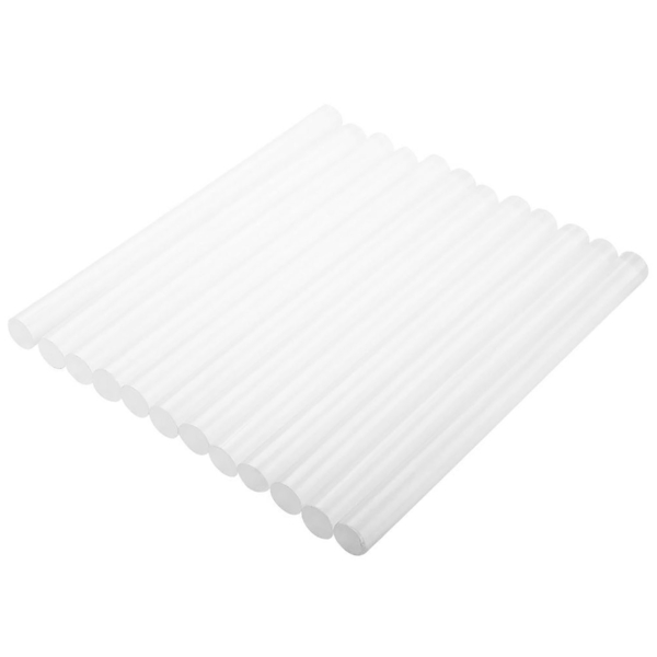 Стрижні клейові Topex 11 мм х 250 мм 12 шт. прозорі - Pampik