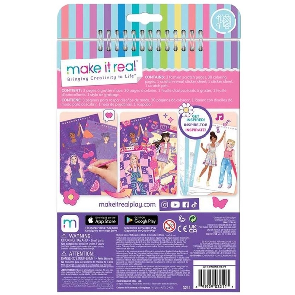 Набір для скретчінгу Make it Real Крутий вайб (MR3211) - Pampik - 2