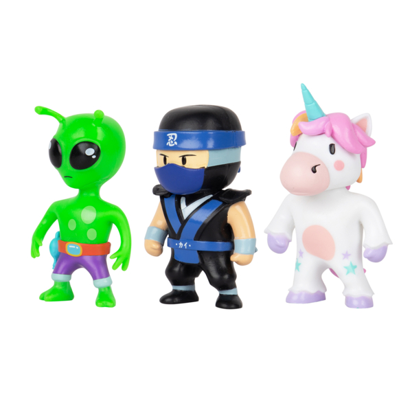 Набір колекційних фігурок Stumble Guys Ніндзя Кай, Спрінклс, Прибулець, 3 шт. (SG2020-5) - Pampik