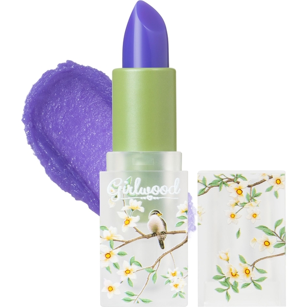 Тинт-бальзам для губ Girlwood Спелая голубика, оттенок 03 (синий), 4.5 г - Pampik