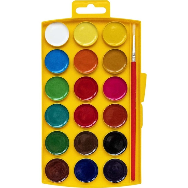 Краски акварельные Школярик медовые, 18 цветов - Pampik - 2