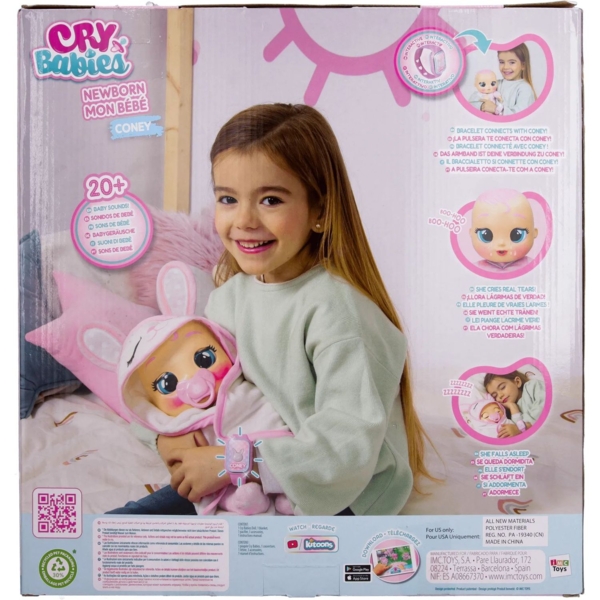 Інтерактивна лялька Cry Babies Newborn Коні 30 см (911284) - Pampik - 12