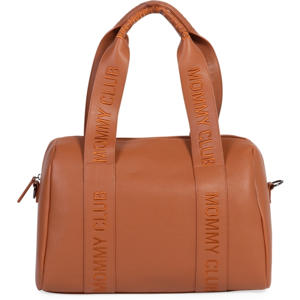 Сумка Childhome Mommy club Signature vegan leather brown (CWMCSLBR) - Pampik