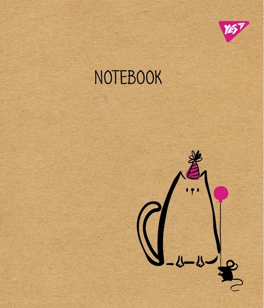 Набір зошитів Yes Sketch animal А5, в лінійку, 18 аркушів, 10 шт. (765088) - Pampik - 2