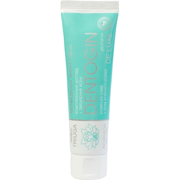 Зубна паста Triuga Dentogin Deluxe Зміцнення ясен, 100 г - Pampik