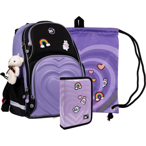 Рюкзак Yes S-100 Collection Girl's Dream с пеналом и сумкой (559775) - Pampik