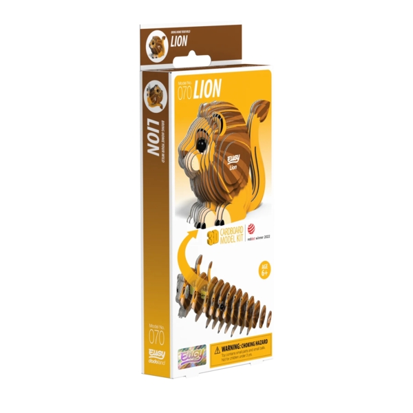 Збірна 3Д модель Eugy Зоопарк Лев (XEG-070) - Pampik - 4