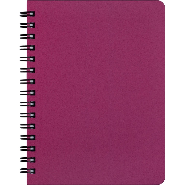 Книга записная Buromax Office в клеточку А6, спираль, красная, 96 листов (BM.24651150-05) - Pampik