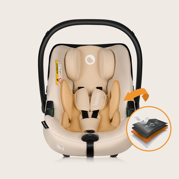 Автокресло Lionelo Astrid i-Size Beige Sand - Pampik - 9