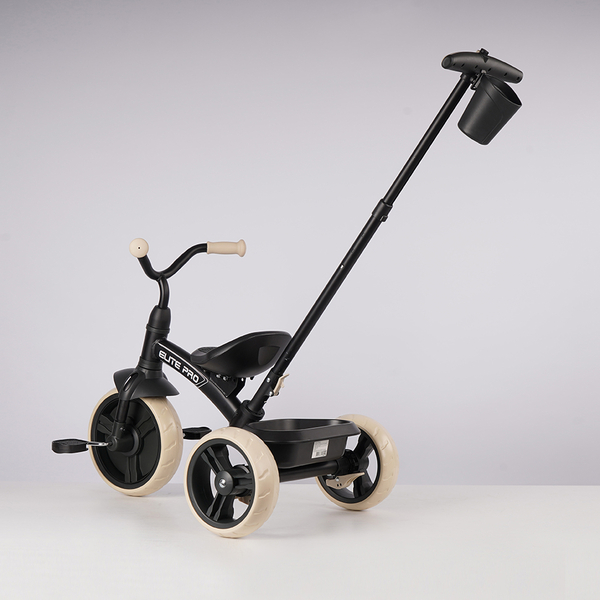 Велосипед трехколесный детский Qplay Elite Pro Black (T10-BEliteProBlack) - Pampik - 5