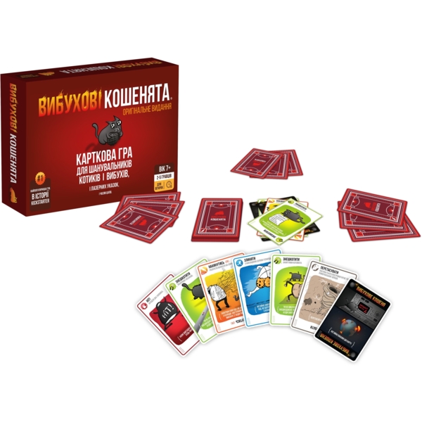 Настольная игра Rozum Взрывные котята: оригинальное издание (EKIEK01UA) - Pampik - 3
